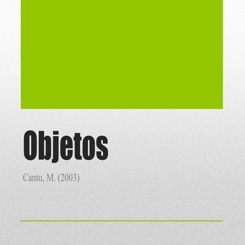 Objetos y semiótica