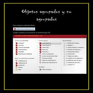 Objetos agrupados y no agrupados