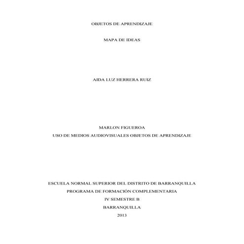 Objetos de aprendizaje