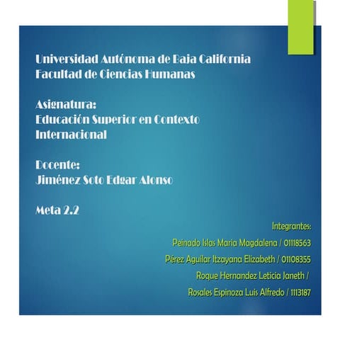 “Objetos de aprendizaje” meta 2.2