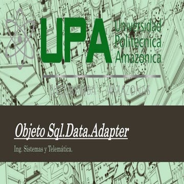 Objeto sql.data.adapter