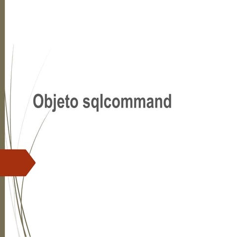 Objeto sqlcommand