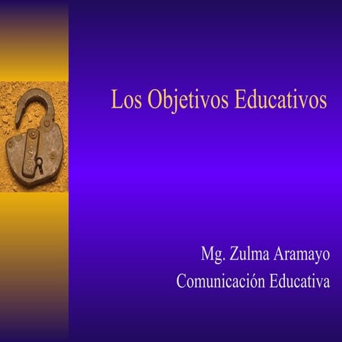 Objetivos Educativos