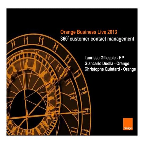 Orange Data Centre and Cloud | PPTX