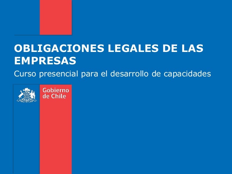 Obligaciones legales de las empresas