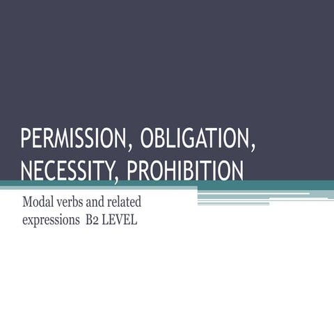 Expressing obligation | PPTX