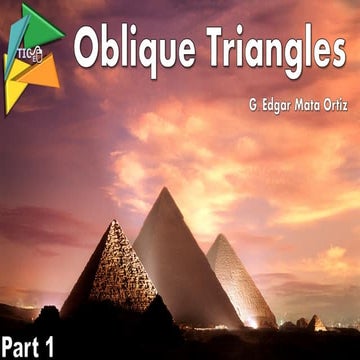 Exercise 1-4 - oblique triangles | PDF
