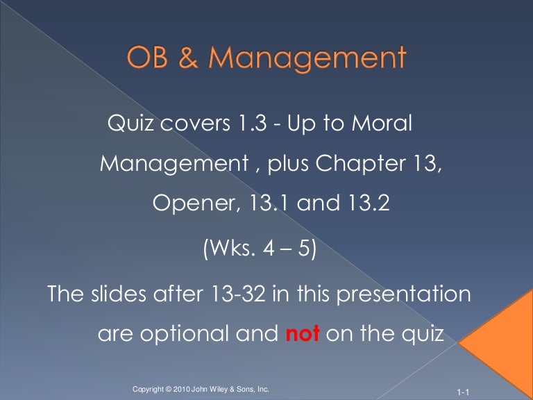 Ob & management