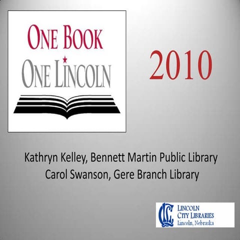 One Book-One Lincoln 2010