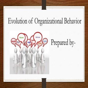 Organizational behaviour