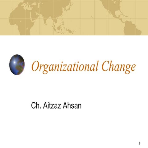 Organizational Change