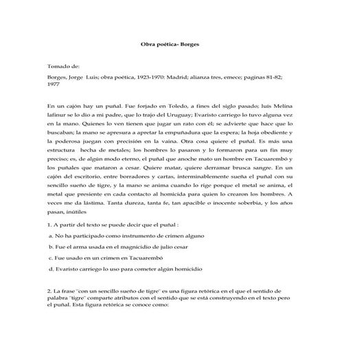 Obra poética borges