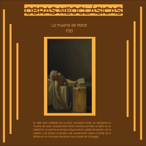 Obras Neoclásicas y Posimpresionistas