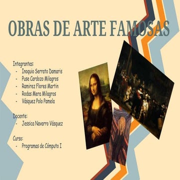Obras de arte famosas.
