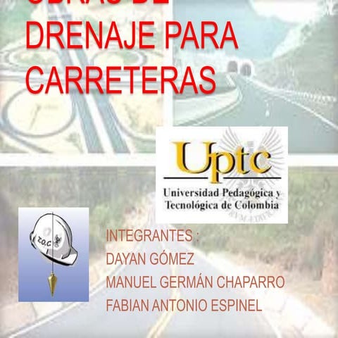 Obras de drenaje para carreteras