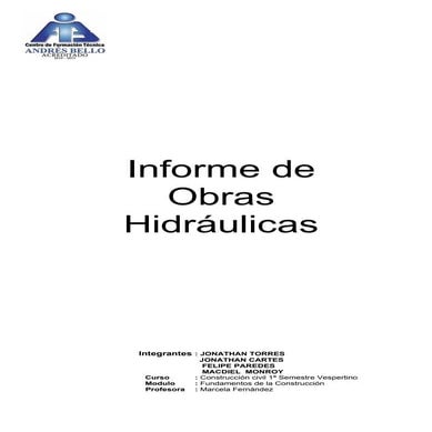Obras hidraulicas