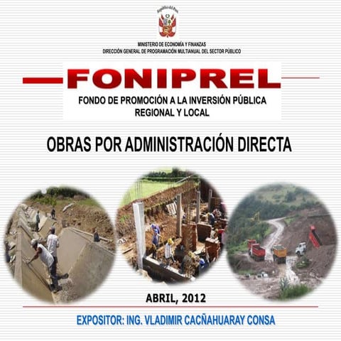 Obras por administración directa
