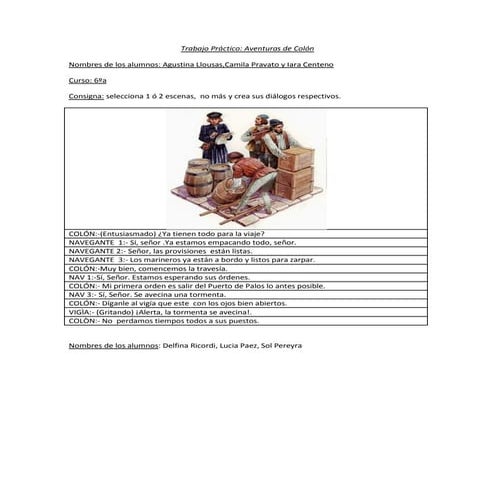 Obras seleccionadas 6°a