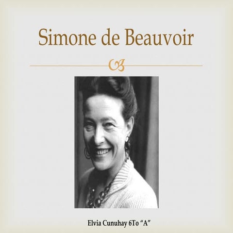 Simone de Beauvoir si peleo por el feminismo.pptx