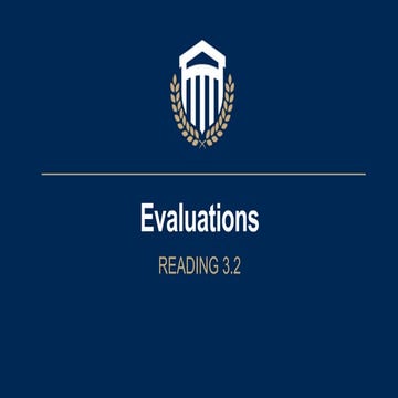 Ob reading 3.2   evaluations