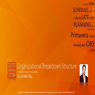 organizational breakdown structure (OBS)