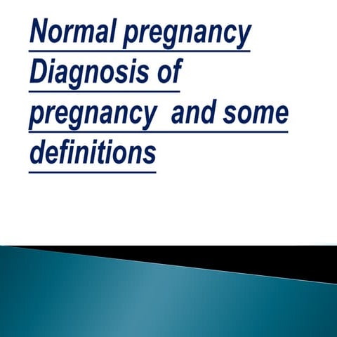 obs. 10.normal pregnancy, diagonsis of pregnancy .pdf