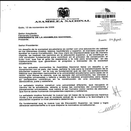 OBSERVACIONES AL PROYECTO DE LEY DE EDUCACION SUPERIOR