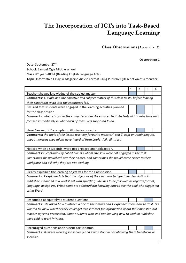 Observation essay outline Observation essay outline picture