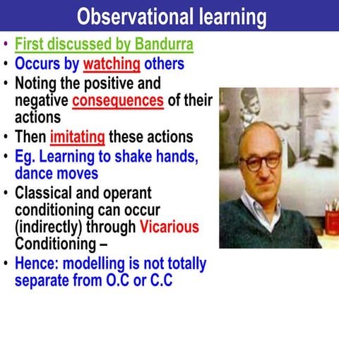 Observational learning