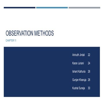 Observation method_BRM