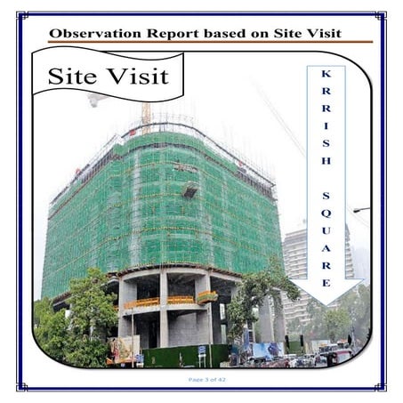 Observation site report 