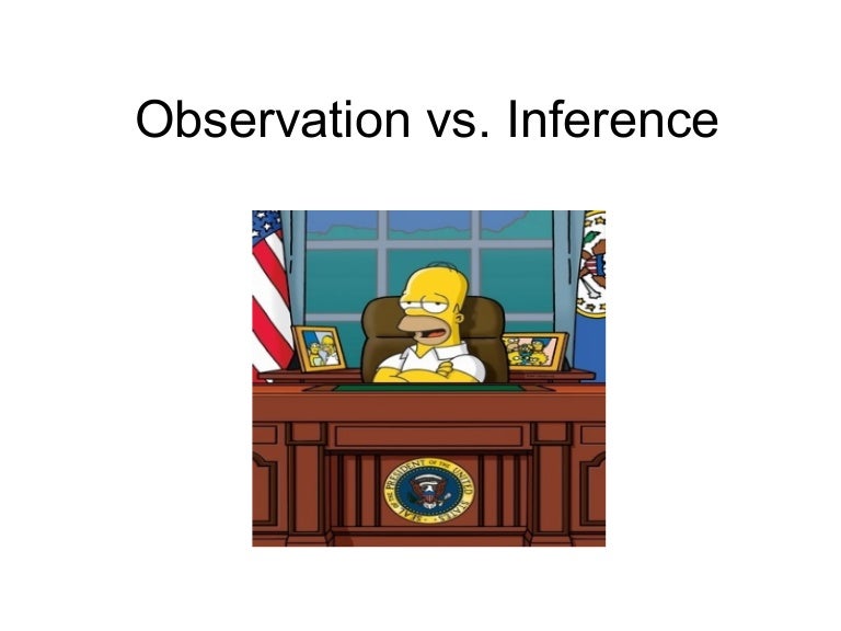 observation vs inference