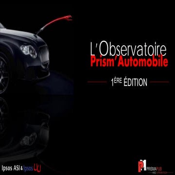 Extrait : Premier observatoire Prism'Automobile