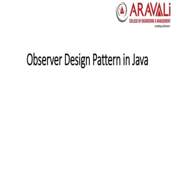 Observer pattern