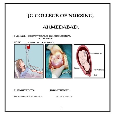 Obstetrical  Emergency in details this plan of clinical teaching. word file