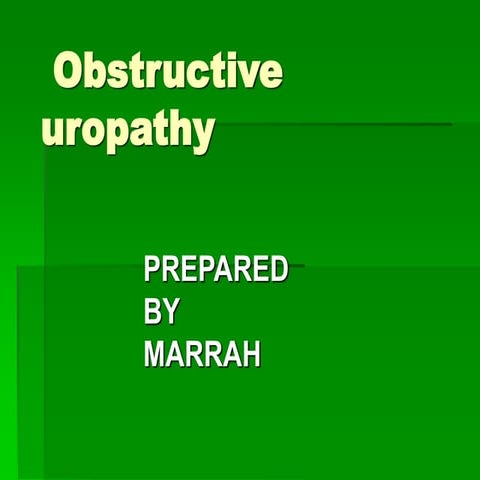 OBSTRUCTIVE-UROPATHY.powerpoint ppt11111