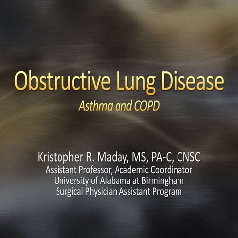 Obstructive lung disease
