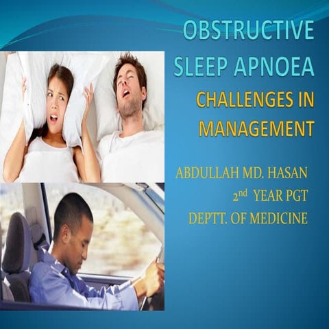 Obstructive  sleep apnoea
