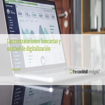 Las contrataciones bancarias y su nivel de digitalización