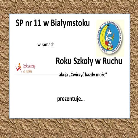 Obszar nr 5 pozalekcyjne zajęcia sportowe