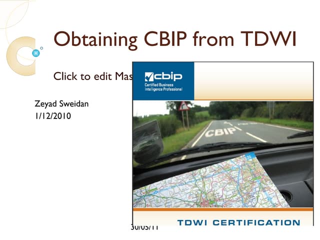 Obtaining Certification From TDWI PPT Educational Assessment Obtaining Certification From TDWI PPT Educational Assessment