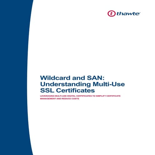 Obtain SAN SSL or Multi Domain SSL Process | RapidSSLonline