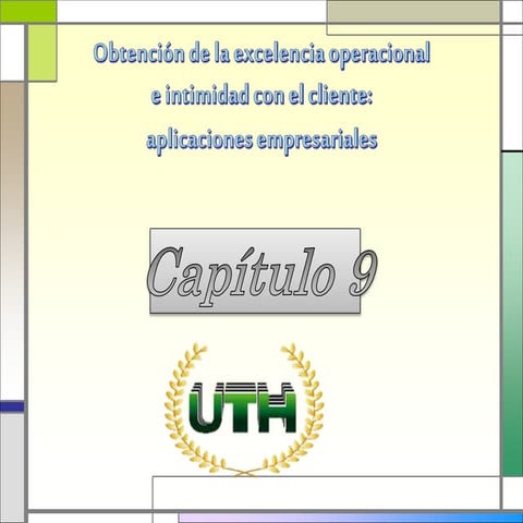 Obtención de la excelencia operacional e intimidad con el cliente aplicacione...