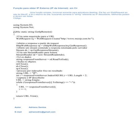 Obter ip da_internet_em_c_sharp
