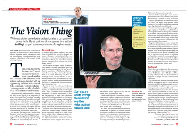 The vision thing