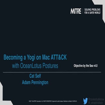 Becoming a Yogi on Mac ATT&CKwith OceanLotus Postures