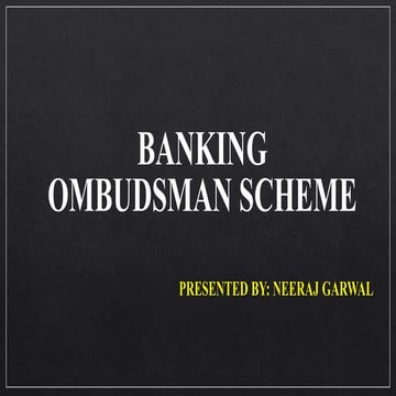 Banking Obudsman