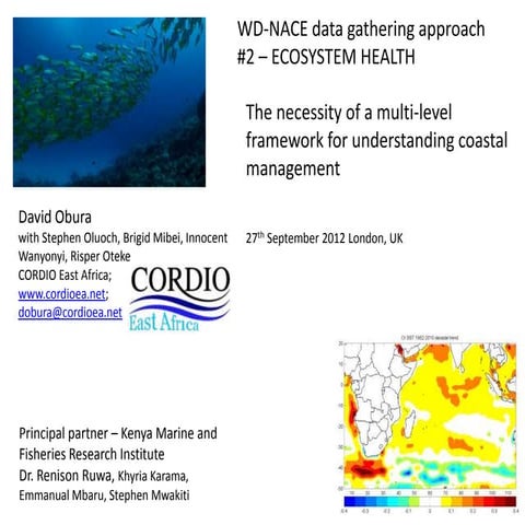 The necessity of a multi-level framework for understanding coastal management...