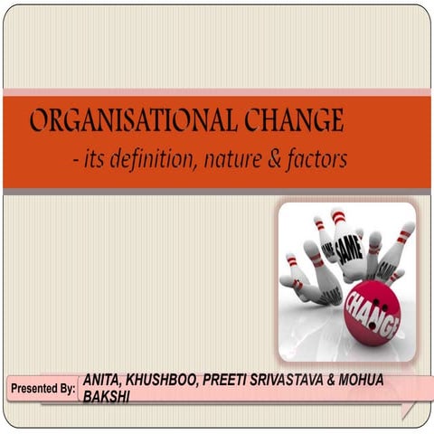 Organisational Change
