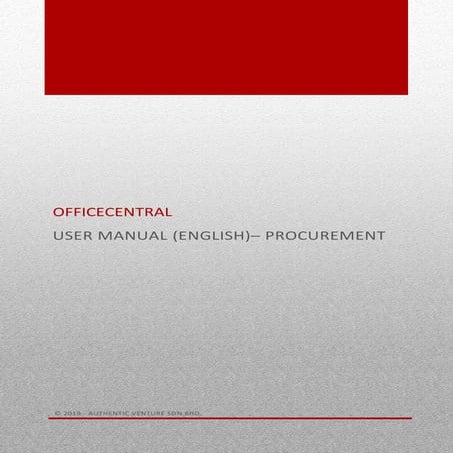 OfficeCentral Manual-en-procurement v3-r4